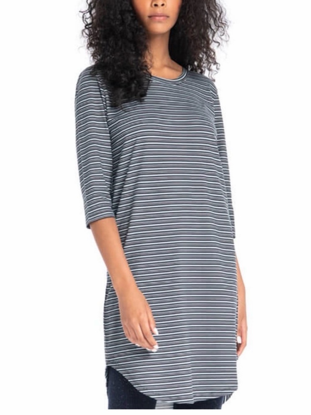 NWT Synergy Organic Cotton Camden Tunic Dress XL Comfort Sustainable Loungewear